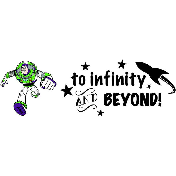 X 1 To infinity And Beyond Buzz @ Friends Decal/Cut For Ikea Ribba Frame 8x8